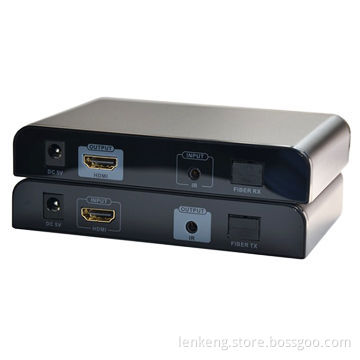 LKV378 HDMI Over Fiber-optic Extender, Single-mode, 20K Meters, 1,080p Supported